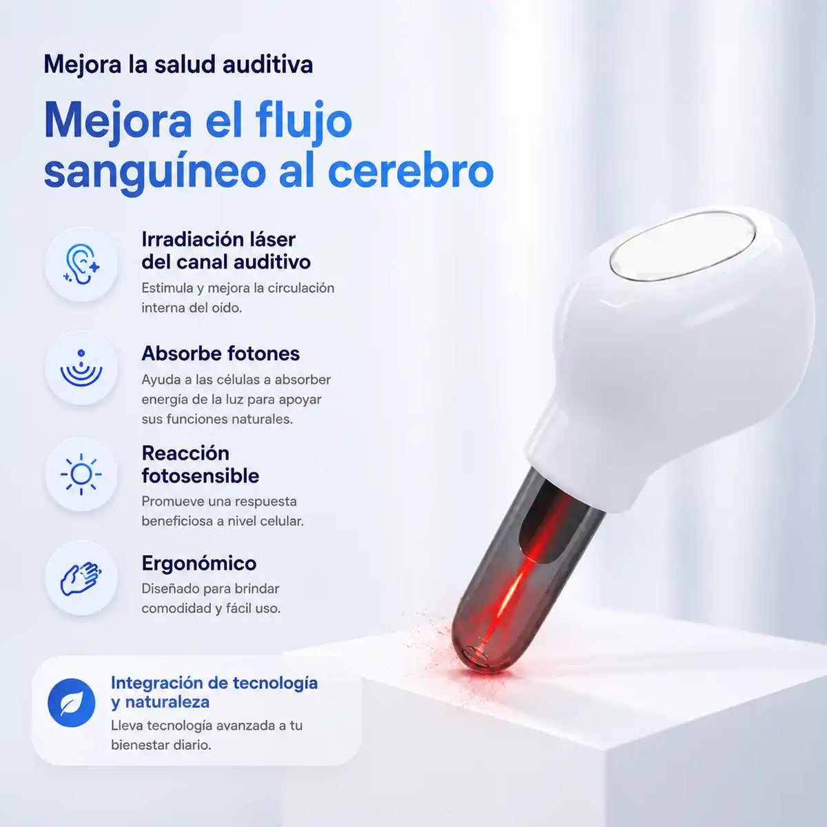 Otiva™-Terapia de Luz Roja para el Oído